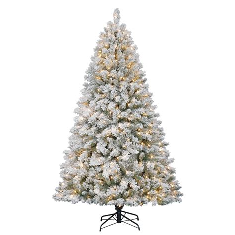 5-ft Douglas Fir Pre-lit Artificial Christmas Tree with Incandescent Lights. . Lowes white christmas tree